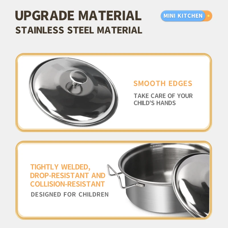 Stainless Steel Kids Kitchen T - Kids Toys Kitchen Set review and price