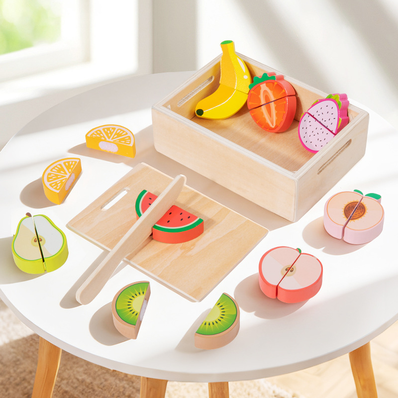Wooden Cut and Stamp Food Simu - Kids Toys Kitchen Set review and price