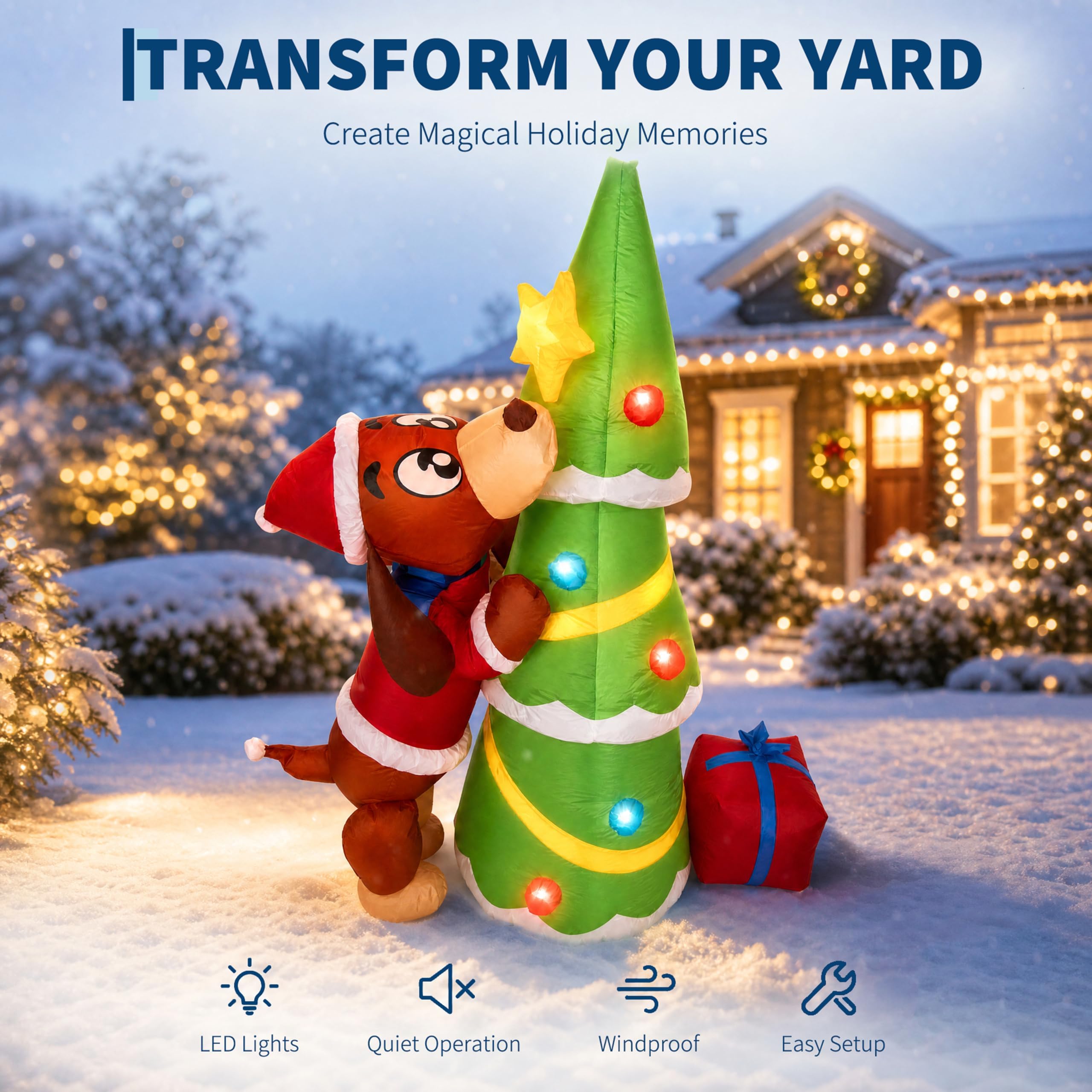 7ft 210cm Giant Inflatable Chr - Kids Yard Toys review and price